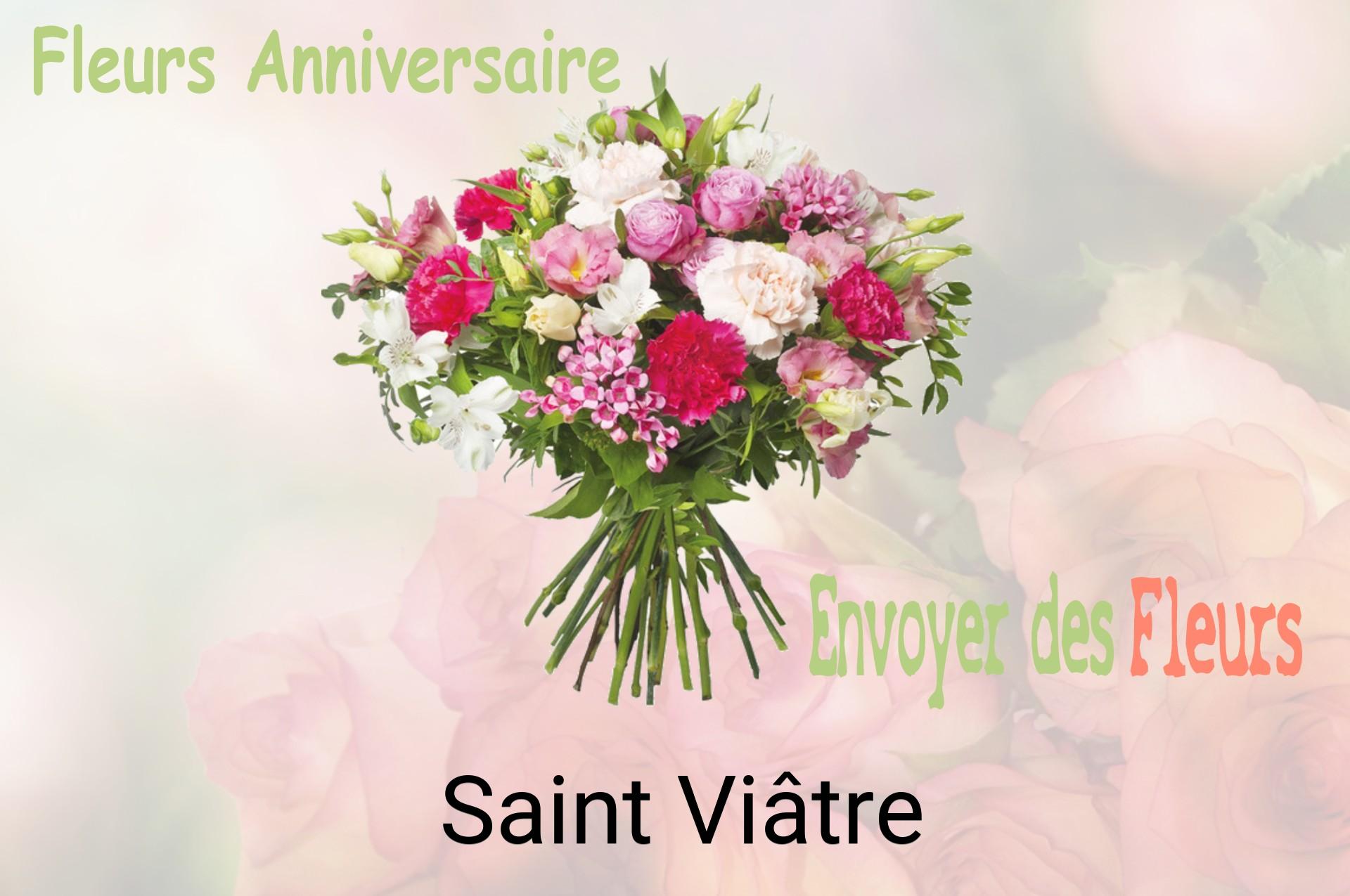 Bouquet de fleurs d’anniversaire livré à Saint-Viâtre